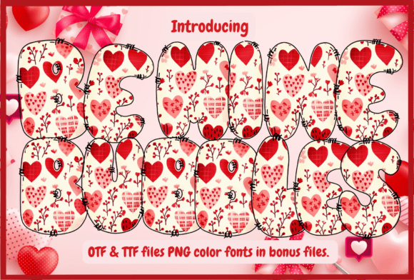 Be Mine Bubbles: A Playful Font for Heartfelt Designs