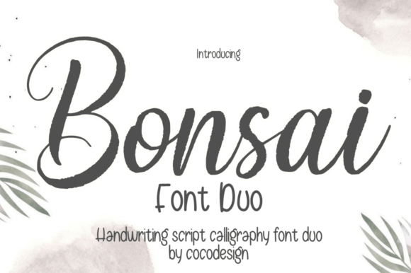 Bonsai: The Font Duo That Brings Playful Sophistication to Your Designs