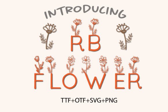 Bring Your Designs to Life with the Rb Flower Font