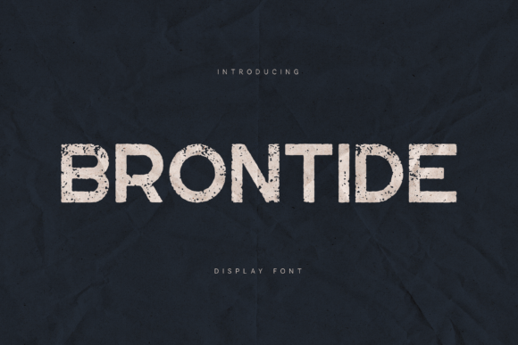 Brontide: The Bold Typeface That Commands Attention