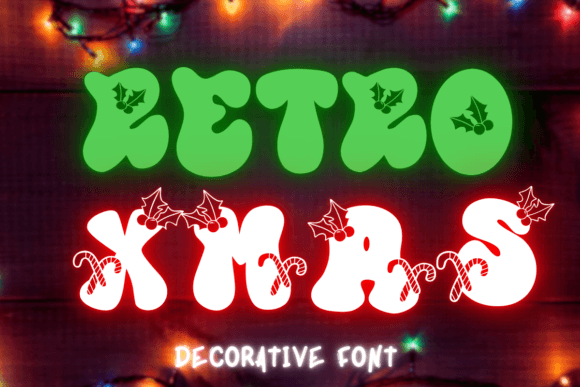 Capturing Holiday Nostalgia: The Retro Xmas Typeface