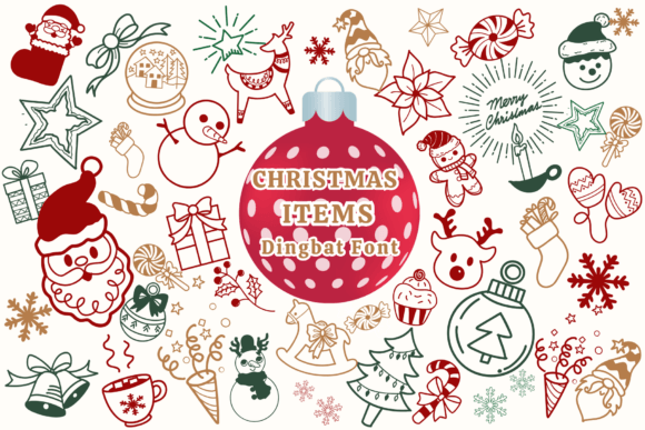 Christmas Dingbats: Sprinkle Festive Magic Across Your Designs