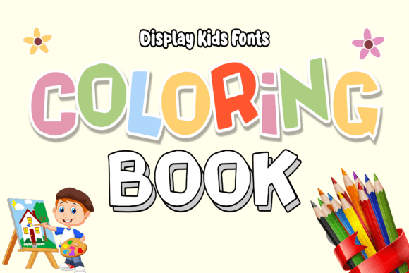 Coloring Book: A Typeface That Captures Pure Creative Joy