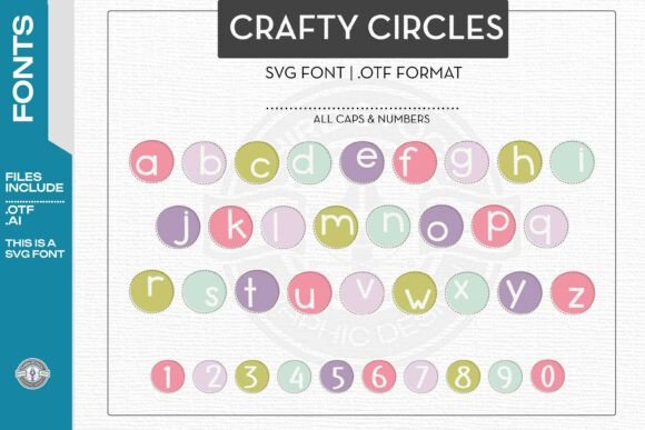 Crafty Circles: A Playful Round Font for Modern Designers