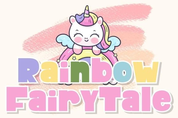 Discover the Enchanting Versatility of Rainbow Fairytale Font