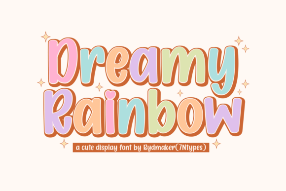 Dreamy Rainbow: A Typeface That Whispers Magic