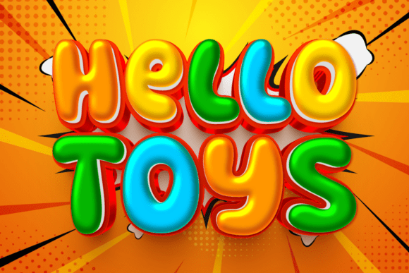 Hello Toys: A Font That Captures Joyful, Playful Branding