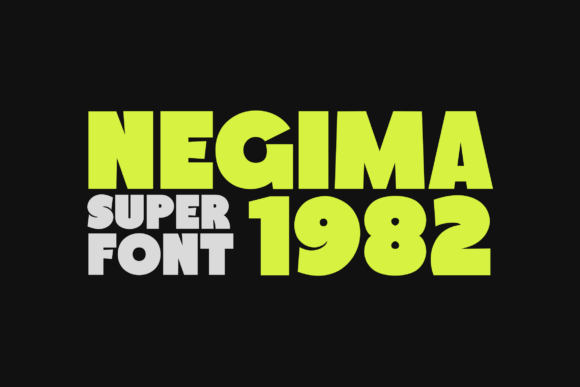 Inject Instant Energy: How the Negima 1982 Font Transforms Your Designs