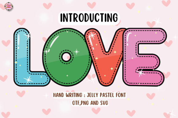 Jelly Pastel: A Sweet Typeface for Desserts & Designs
