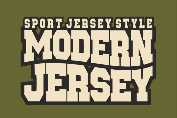 Modern Jersey: The Typeface That Captures Stadium Energy