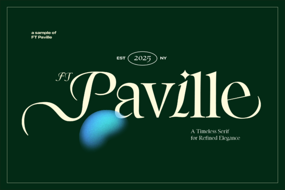 Paville: The Modern Serif Font for High-End Branding