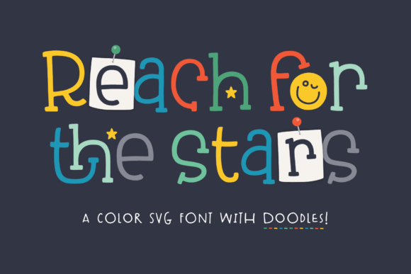Reach for the Stars: A Hand-Drawn Font for Whimsical Branding