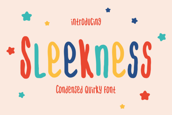 Sleekness: The Condensed Quirky Font for Joyful Branding
