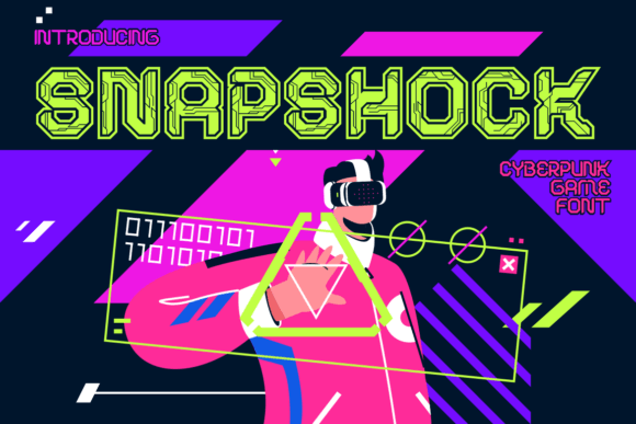 Snapshock: The Electrifying Font for Cyberpunk Design