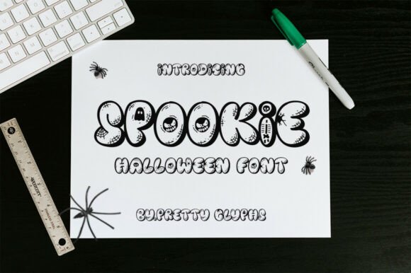 Spookie: The Ultimate Typeface for a Playful Halloween Aesthetic