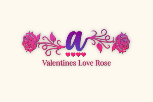 Valentines Love Rose: A Font That Blooms with Creative Possibility